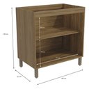 Ver imagem 3 de Armário de Cozinha Balcão 2 Portas 80cm com Pés M623 Botanic Kappesberg