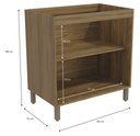 Ver imagem 3 de Armário de Cozinha Balcão 2 Portas 80cm com Pés M623 Botanic Kappesberg