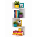Ver imagem 1 de Prateleira Nicho de Canto Quarto Livros Fotos Objetos
