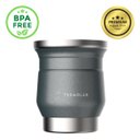 Ver imagem 5 de Cuia Térmica Tupi em Aço Inox para Chimarrão Tereré 250ml - Wp Connect Chumbo