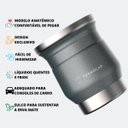 Ver imagem 6 de Cuia Térmica Tupi em Aço Inox para Chimarrão Tereré 250ml - Wp Connect Chumbo