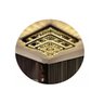 Lustre Quadrado Clássico Cristal Legitimo 60x60x45 + Controle Remoto - Lustre Moderno Plafon - 2