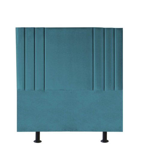 Cabeceira para Cama Box Solteiro 90 Cm Grécia:azul Turquesa