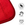 Tapete Vermelho para Banheiro Alto Poder Absorção Soft Macio - 2