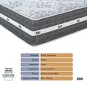 Ver imagem 2 de Cama Box com Baú Cinza e Colchão Casal Black Grafit Anjos