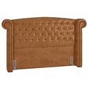 Ver imagem 6 de Cabeceira Cama Box Queen 160cm Provença P02 Sintético Caramelo - Mpozenato