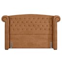 Ver imagem 5 de Cabeceira Cama Box Queen 160cm Provença P02 Sintético Caramelo - Mpozenato