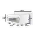 Ver imagem 3 de Caixa de Correio Inox Preta, Branca e Cromada – Estilo e Resistência! - Branco