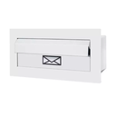 Ver imagem 1 de Caixa de Correio Inox Preta, Branca e Cromada – Estilo e Resistência! - Branco