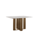 Ver imagem 1 de Mesa de Jantar Retangular Ariela 1,35x90 - Domus Móveis