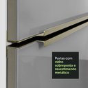 Ver imagem 7 de Armário Aéreo Madesa Lux 60cm 1 Porta Branco Cinza