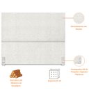 Ver imagem 2 de Cabeceira Lisa Estofada Cama Box Queen 160 Cm Betta Boucle