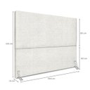 Ver imagem 3 de Cabeceira Lisa Estofada Cama Box Queen 160 Cm Betta Boucle