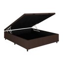 Ver imagem 1 de Cama Box Baú Casal Universal Courano Brown (138x188x35) - Costa Rica