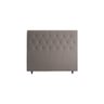 Cabeceira Box Queen Estofada Cru 1,58m Jasny - 1
