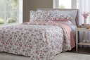 Ver imagem 1 de Kit Colcha Bouti Shabby Chic King 260x280 100% Poliéster - Rozac - Floral 7