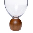 Ver imagem 3 de Jogo 2 Taças para Vinho de Cristal e Madeira Acácia 520ml 23107 Mart