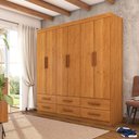 Ver imagem 2 de Guarda-Roupa Havana 6 Portas 6 Gavetas Multimóveis CR35552 Cinamomo