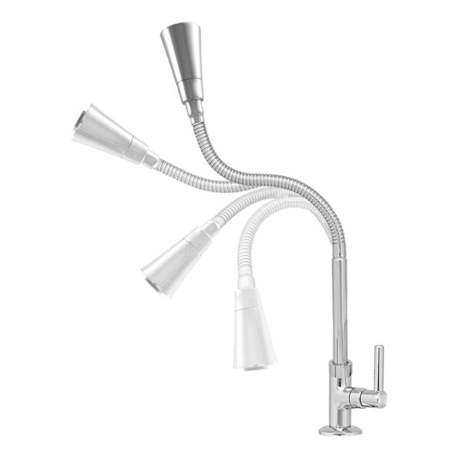 Torneira Cozinha de Mesa Aço Inox 3292 1334 Leão - 5