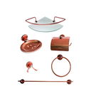Ver imagem 1 de Kit Acessórios P/ Banheiro Aço Inox 6 Peças Rose