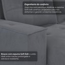 Ver mais imagens de Sofá para Sala de Estar Retrátil 4 Lugares Curitiba