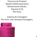 Ver imagem 2 de Puff Banquetas Athena Decorativa Veludo