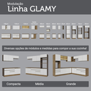 Ver imagem 3 de Armário de Cozinha Completa 190cm Glamy Madesa Rustic Branco