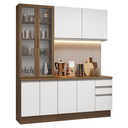 Ver imagem 6 de Armário de Cozinha Completa 190cm Glamy Madesa Rustic Branco