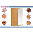 Ver imagem 5 de Guarda Roupa Casal 2PORTAS 4GAVS Riva 2.4 Amendola Demóbile