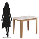 Ver imagem 4 de Mesa Retangular Delta Nicoli - 110x68 Mdf/mdp 15mm Mel/off – Sonetto