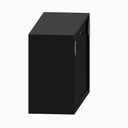 Ver imagem 3 de Armário para Escritório Baixo F5 Office 2 Portas de Correr com Chave 2 Prateleiras MDP 120cm Preto