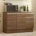 Ver imagem 4 de Balcão de Pia Glamy 2 Portas 3 Gavetas Rustic Madesa