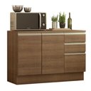 Ver imagem 1 de Balcão de Pia Glamy 2 Portas 3 Gavetas Rustic Madesa