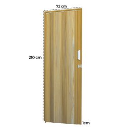 Porta Sanfonada de PVC 72x210cm AZN - 7