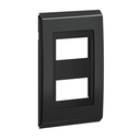 Ver imagem 2 de Kit C/5 Placa 4x2 2 Posições Weg Refinatto Style Preto Acetinado