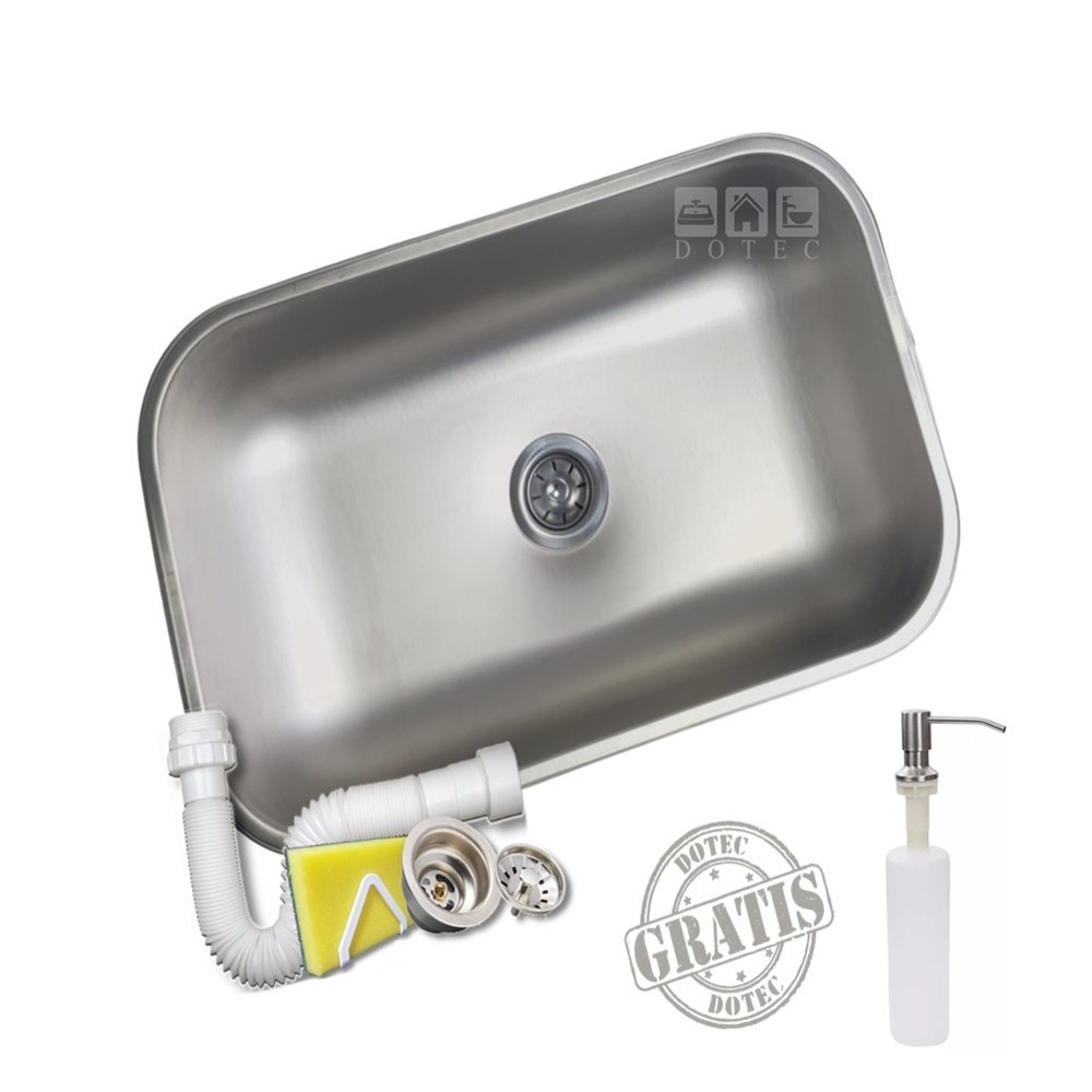 Kit Cuba Escovada Inox 304 N1 46x30x17 Tecnocuba Com Dosador