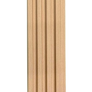 Painel Ripado Wpc Interno Wave Cor: Freijó Liso Kit 5 Un - 2,90m X 15cm, 0,43m²