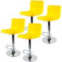 Ver imagem 1 de Kit 4 Banquetas Gomos para Cozinha 3-35 Cor:amarela