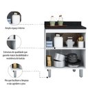 Ver imagem 4 de Balcão de Cozinha e Lavanderia com 2 Portas 0,70m Top Class Batrol