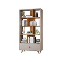 Ver imagem 2 de Estante Livreiro Giga Jcm Móveis Cinamomo/off