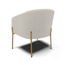 Ver imagem 7 de Cadeira Sala de Jantar Pé Ferro Dourado Kit 2 Stella Bouclê D03 - D'Rossi