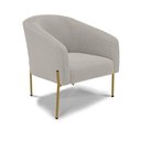 Ver imagem 6 de Cadeira Sala de Jantar Pé Ferro Dourado Kit 2 Stella Bouclê D03 - D'Rossi