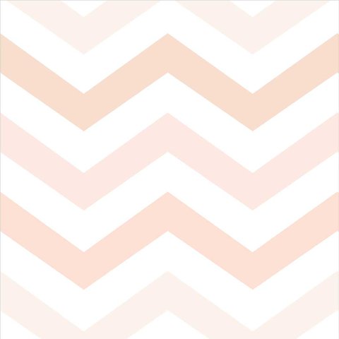Papel de Parede Chevron Baby Tons de Salmão - 3,00x0,50m