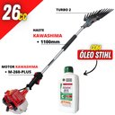 Ver imagem 5 de Mão Mecânica Para Colher Café Kawashima Com Garra Turbo e Braço 110cm + Óleo Castrol Stihl