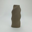 Ver imagem 7 de Vaso Decorativo Enfeite Casa Redondo Home&co Cerâmica 25x10x10cm Cinza