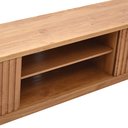 Ver imagem 7 de Rack de Tv de Madeira Maciça com Portas de Correr 220cm River