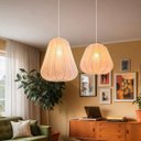 Ver imagem 2 de Conjunto Pendente Tecido Transparente Balloon Tec10-11 + Led