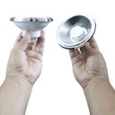 Ver imagem 2 de Lâmpada LED AR111 Pro Stella 11W GU10 4000k Branco Neutro IRC95 24° Bivolt 780LM ST3337