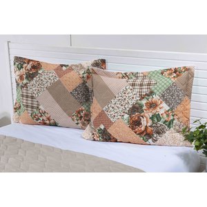 2 Porta Travesseiro Avulso Matelado Patchwork 70 X 50