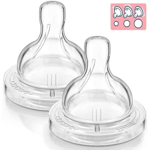 Bico de Mamadeira Anticolica Fluxo Variavel Philips Avent Scy765/02